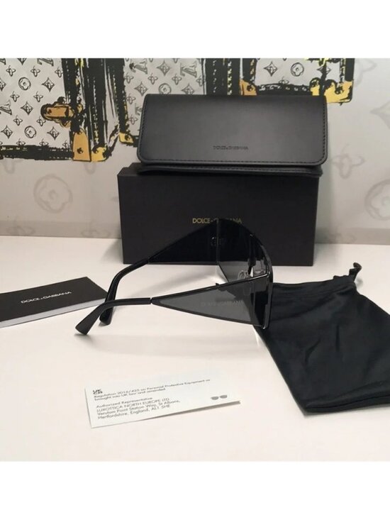 New Authentic Dolce & Gabbana DG2305 Shield Sunglasses main image 11